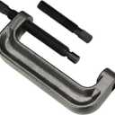 Ball Joint Press Kit, Large C-Frame Press for Ball Joints, U-Joints and Wheel Studs Removes, Brake Anchor Pins Press with 2 Screws