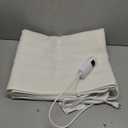 Massage Table Warmer Pads 9 Heat Settings Electric Heating Pad (72.8" x 30"), Digital Heat Control Pad, Heated Mattress Pad w/Overheat Protection for Massage Bed & Spa,White Bed Warmer