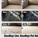 Pet Hair Removal Glove for Cats & Dogs, Five-Finger Electrostatic Pet Hair Remover Gloves, Reusable & Washable Magic Brush Pet Hair Removal Tool for Couch, Clothing, Carpet, Car Seat, Velcro Strap