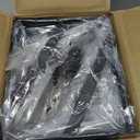 12 Pack L10 x H 8" Black Heavy Duty Shelf Brackets with Screws Metal Shelf Brackets Shelf Support Angle Brackets for Shelves L Brackets Heavy Duty Floating Shelf Brackets