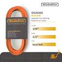 Deck Belt GX20305 / Kevlar Cord / 1/2" X139" - Compatible with John Deere L120 L130 L2048 L2548 1742HS 1642HS GY20571
