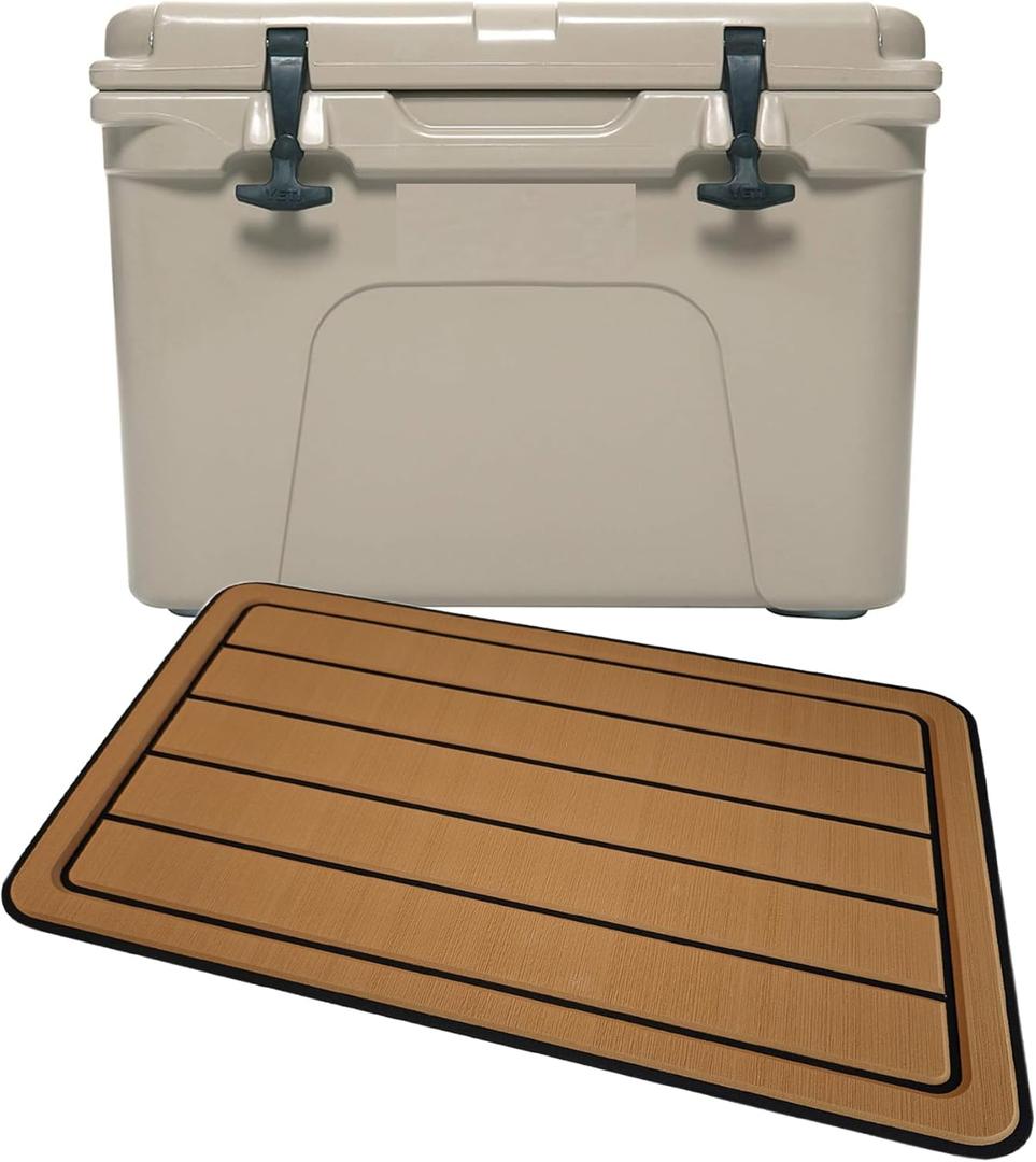 Boat Cooler Seat Cushion Soft Self-Ahesive Cooler Pad Accessory (Mocha)