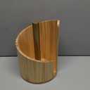 Paper Towel Holder Countertop with Wood Round Base and Iron Holder,Holds Mega Roll,Holder Stand for Kitchen Roll Organize,Wooden Paper Towel Holder for Kitchen Dining Table Home Decor