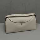 Leather Crossbody Bag for Women, Multiple Compartments for Everyday & Travel (White)
