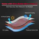 Comnova Griddle Cover for Blackstone Griddle Without Hood 36 Inch - 600D Flat Top Grill Cover for Blackstone 4 Burner Grill, 36" Griddles Cover for Black Stone and FTG600 (with Pole)