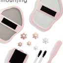 KEYDUACU 13 pcs Girls Locker Accessories, Locker Decorations Including Mirrors, whiteboards, Magnets and organizing Supplies. Ideal for Back-to-School Essentials and The Office (13 pcs-Pink)