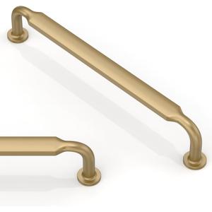 10 Pack Champagne Bronze Cabinet Pulls 6.3 Inch(160mm) Kitchen Cabinet Handles Solid Zinc Alloy Cabinet Hardware Drawer Pulls