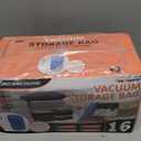 Cozy Essential Travel Vacuum Storage Bags with Rechargeable Cordless Electric Pump, Space Saver Bags for Luggage, Suitcase, Carry-On, for Clothes, Blankets, Comforters, Pillows, 16 Combo