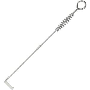 Quantfire 22" BBQ Ash Tool Poker Rake, Charcoal and Grill Cleaning Ash Tools for Big Green Egg, Kamado Joe and Other Charcoal Grills Corner Cleaner Accessories