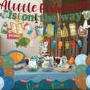 Fishing Baby Shower Decorations for Boy, Gone Fishing Baby Shower Decorations, A Little Fisherman Is on the Way Banner Cake Cupcake Toppers Balloons for Boys Baby Shower Party Decor Supplies