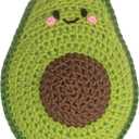 Boye 43-40235 Avocado and Strawberry Stuffie Learn to Crochet Kit for Beginners with 2 Projects, Multicolor, 15 Pieces