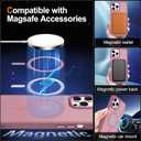 2 x Hython Case for iPhone 12 Pro Max Case Magnetic Translucent Matte Phone Cases 6.7" [Compatible with MagSafe] Thin Slim Fit Shockproof Bumper Hard Protective Cover for Women Men Girls, Grape Purple