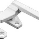 Prime-Line H 3821 Right-Handed, White, Casement Locking Handle with Offset Base (Single Pack)
