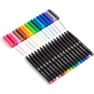 Mr. Pen- Felt Tip Pens, 16 Pack, 0.7mm Colorful Felt Pens, No Smear, Quick Dry (Assorted Palette)