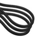 uxcell 3 Pcs AX36 EPDM V-Belt, Raw Edge Cogged Industrial Rubber V Belt 1/2" Width x 36" Inside Circumference