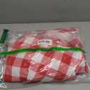 Waterproof Checkered Tablecloth Fabric - Rectangle 58x84 Inch Classic Gingham Buffalo Plaid Table Cloth for Indoor/Outdoor Use - Washable Table Cover for Kitchen, BBQs, and Parties