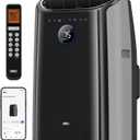 Dreo Portable Air Conditioners, 12000 BTU ASHRAE (8000 BTU DOE) Smart AC Unit for Room with Drainage-free Cooling, APP/Voice/Remote, Fan & Dehumidifier, Quiet Standing AC for Bedroom, AC515S New