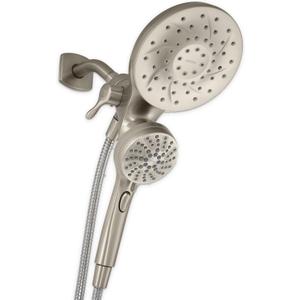 Moen 26009SRN Engage Magnetix 2-in-1 Combo Rain Showerhead with Detachable Handheld Shower Spray, Featuring Magnetic Docking System, Spot Resist Brushed Nickel