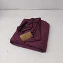 Men's Basic Fleece Jogger Sweatpants (5X-Large, Burgundy)
