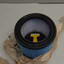 VF3500 Filter for Rid-gid Shop Vacuum, 3 Layer Replacement 3-4.5 Gallon Wet Dry Vac Filter with Cleaning Brush Compatible with WD3050, WD4070, WD4080, WD4522, 4000RV, 4500RV (1 Pack)