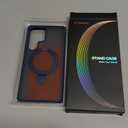 TORRAS Magnetic Stand for Samsung Galaxy S25 Ultra Case, [Fit for Magsafe] [Military Grade Drop Tested] Ring Shockproof Translucent Slim Protective Phone Case for Samsung S25 Ultra Case Ostand, Blue