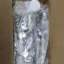 200 Sets Button Maker Supplies, 32mm / 1.26 inch Button Supplies Buttons Parts, (Approx. 1.25 inch) Metal Blank Badge Parts with Blank Paper for Buttons Maker Machine Pin Maker Press