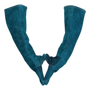 Animal Handling Gloves Bite Proof Multipurpose Pet Glove for Trips to Vet Grooming Puncture Proof Training Anti-Bite Scratch for Cat Dog Snake Falcon Grabbing Reptile (A-dark Green Double Leather(length 23.6in,))
