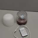 Spa-Like Shower Lamp, Bluetooth Speaker Waterproof Lamp, Rechargeable Lumena Lamp with Remote & Touch Control, 16 Colors Ocean Wave Projector Light with White Noise for Shower, Bathroom, Bathtub (Wood Grain)