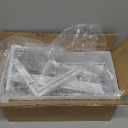 Under Sink Organizer, 2-Tier Dual Pull Out Cabinet Organizer Drawers With Smooth Circular Rail, Large Capacity Metal Mesh Sliding Shelves For Bathroom& Kitchen Storage,Height Adjustable–White,2 Packs