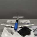 volantexrc RC Plane P51D Mustang RTF for Beginners, 2.4Ghz 2CH Remote Control Airplane Easy to Fly with Gyro Stabilization, Outdoor Hobby WWII Toy for Kids & Adults (Blue)