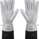 scrubbing glovesMultipurpose Non-Scratch Scrubbing Waterproof Anti-Hot & Oil-Resistance Kitchen Cleaning Gloves