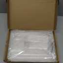 Delamu Clear Kitchen Cabinet Organizer, Set of 4 Acrylic Shelves Organizer for Kitchen Pantry Organizers and Storage, Stackable Cabinet Organizer Shelf for Plate & Dish, 11.7" D x 7.7" W x 6.3" H