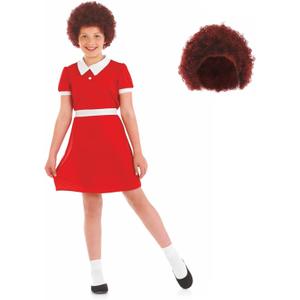 Fun Shack Annie Kids Costume - Orphan Movie Costume for Girls (Large)
