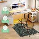 Office Chair Mat for Hardwood Floor & Tile Floor,36"X 48" Heavy Duty Desk Chair Mat for Hard Floors, Under Desk Rug for Rolling Computer Chair,Anti Slip,Low Pile Carpet Protector-Convex Green Grass
