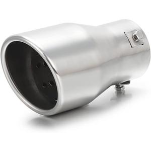 LCGP Adjustable 1"-2.5" Inlet Exhaust Tip, 1"-2.5" x 3.5" x 6" Bolt-On Chrome Plated Stainless Steel Professional Exhaust Tip LCGP Adjustable 1"-2.5" Inlet Exhaust Tip, 1"-2.5" x 3.5" x 6" Bolt-On Chrome Plated Stainless Steel Professional Exhaust Tip