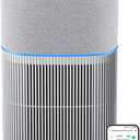 Air Purifiers for Home Large Room Up to 2070Ft with H13 5-Stage True HEPA Filter, Powerful Air Purifier with PM2.5 Air Quality Monitor, Smart Air Cleaner for Pet Allergies/Smoke Pollen/Dust (Grey)