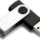 USB Flash Drive 128GB 2Pack, Maspen USB Thumb Drives 2.0 High Speed USB Memory Stick Zip Drives (Black, 128 GB)