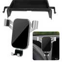 Car Phone Holder Center Console Organizer Tray for Toyota Grand Highlander 2024 2025 2026 [ 12.3 inch Touch Screen] Auto Interior Accessories Best Cell Phones Mount Mobile Dashboard CellPhone Stand