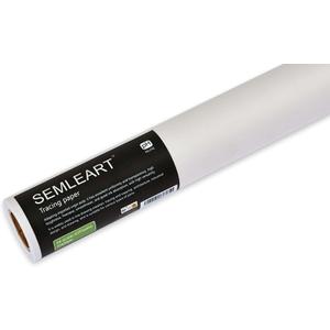 SEMLEART Artit's Tracing Paper roll,32lb/50gsm, 24 inch x 25 Yard,Translucent Tracing Paper for Pencil, Marker and Ink - Trace Images, Sketching,Drawing