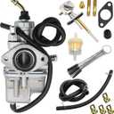 59V-14101-00-00 Carburetor Replacement for Yamaha Timberwolf 250 YFB250 YFB250FW, Replacement for Yamaha Grizzly 125 YFM125GH YFM125G (Carb with Fuel Tank Switch)