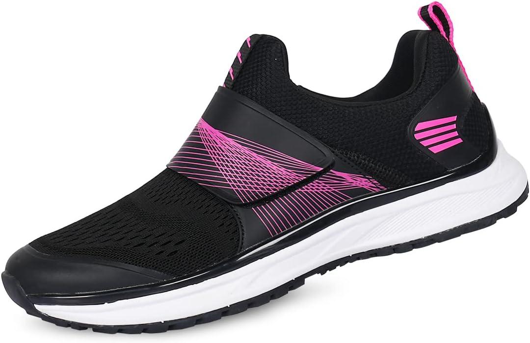 Womens Indoor Cycling Shoes SPD Cleats Compatible Comfortable and Breathable Road Bike Shoes (9, Black)