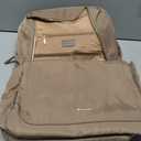 Laptop Backpack for Women,Casual Work Business Backpacks Purse Carry on Travel Backpack,17.3 Inch,Champagne Brown