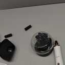 Electric Makeup Brush Cleaner and Dryer Machine - Super Fast Clean and Dry Make Up Brushes - Automatic Cosmetic Brush Spinner Washer Tools (Black)