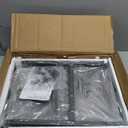 Homeiju Bookshelf, 3 Tier Industrial Bookcase, Metal Small Bookcase, Rustic Etagere Book Shelf Storage Organizer for Living Room, Bedroom, and Home Office(Rustic Brown) Patent Pending D29873033