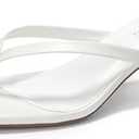 LULLASONG Women's Kitten Heels Sandals Square Open Toe Flip Flop Heels 1.8-2 Inch Heeled Sandals for Women, Size 8