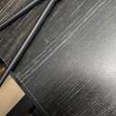 WLIVE Black Nightstand, Small Dresser for Bedroom with 2 Fabric Drawer, Bed Side Table with Drawers, End Table Bedside Furniture, Sturdy Steel Frame, Wood Top, Closet Organizer, College Dorm (1 Piece)