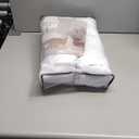 Snow White Pinch Pleated Blackout Linen Curtains 86 Inches Long for Bedroom Pleated 100% Black Out Drapes with Liner Modern Farmhouse Extra Long 86 Inch Window Curtain Panel for Living Dining Room