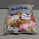 Zhanmai 100 Pcs Mini Plush Stuffed Animal Bulk Small Animal Toys Keychain Party Favors Easter Egg Stuff for Kids Birthday Valentine Carnival Classroom Prizes Gift Goodie Bag Filler(Bear)