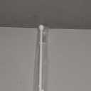 AMZSEVEN Curtain Rods for Windows 16 to 48 Inches, Curtain Rod Max Adjustable Length of 60 IN, 1" Diameter Drapery Rods Round Finials, White, Pack of 1