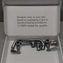 BWE Kitchen Faucet Wall Mount Commercial Sink Faucet Kitchen Utility Laundry 8 Swivel Spout 2 Dual Handle Restaurant Chrome Mixer Tap